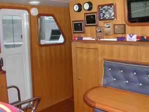 50 Nordhavn Pilot house view aft           