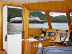 Nordhavn 50 pilothouse port            