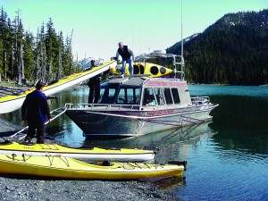 WhittierExpress up to 14 passengers for Water Taxi Travel in Prince William Sound 